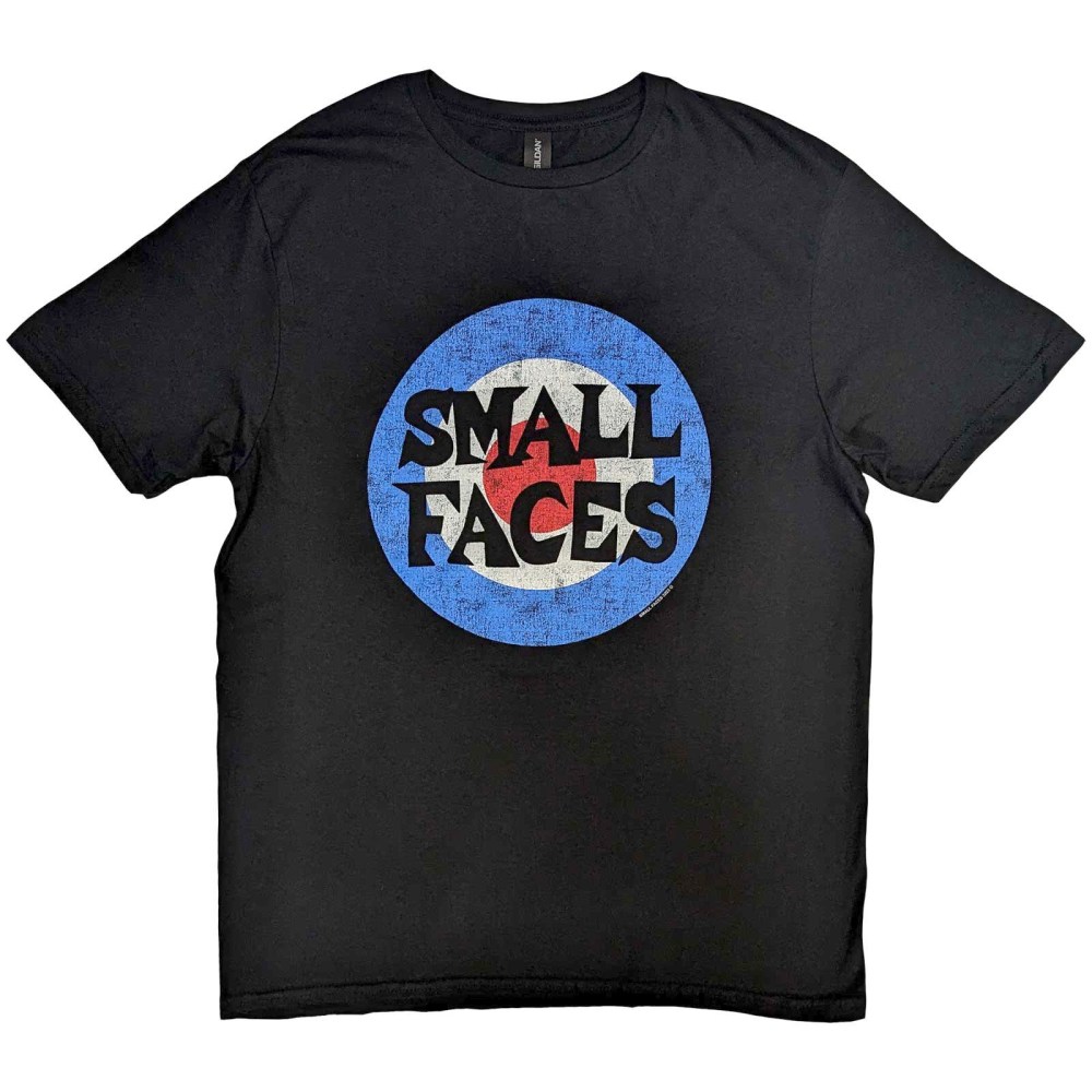 Small Faces - Mod Target Heren Tshirt - Zwart